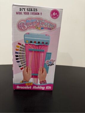 Bracelet Making Kit for Kids - Pink & Teal